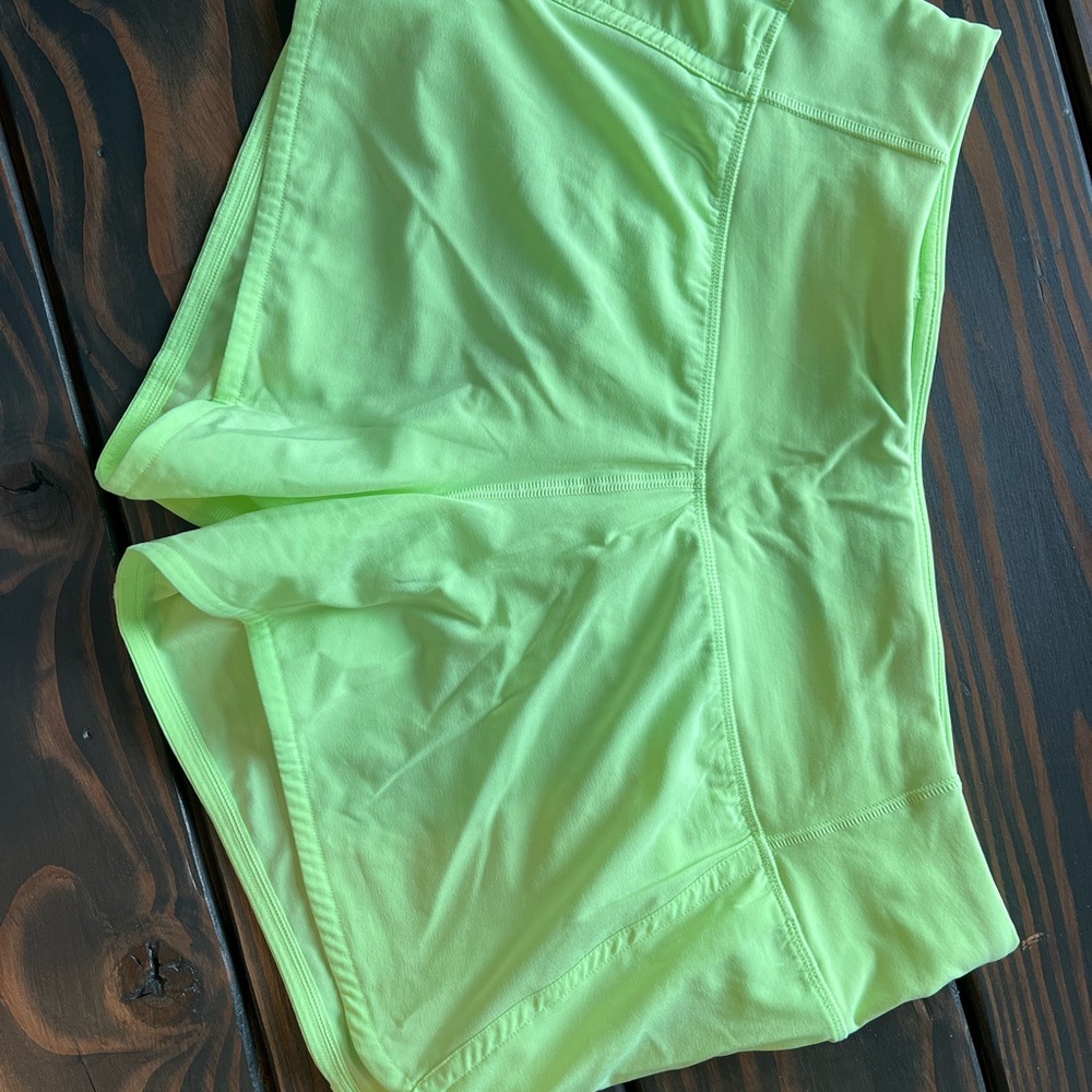 Lululemon Neon Green Women's Shorts